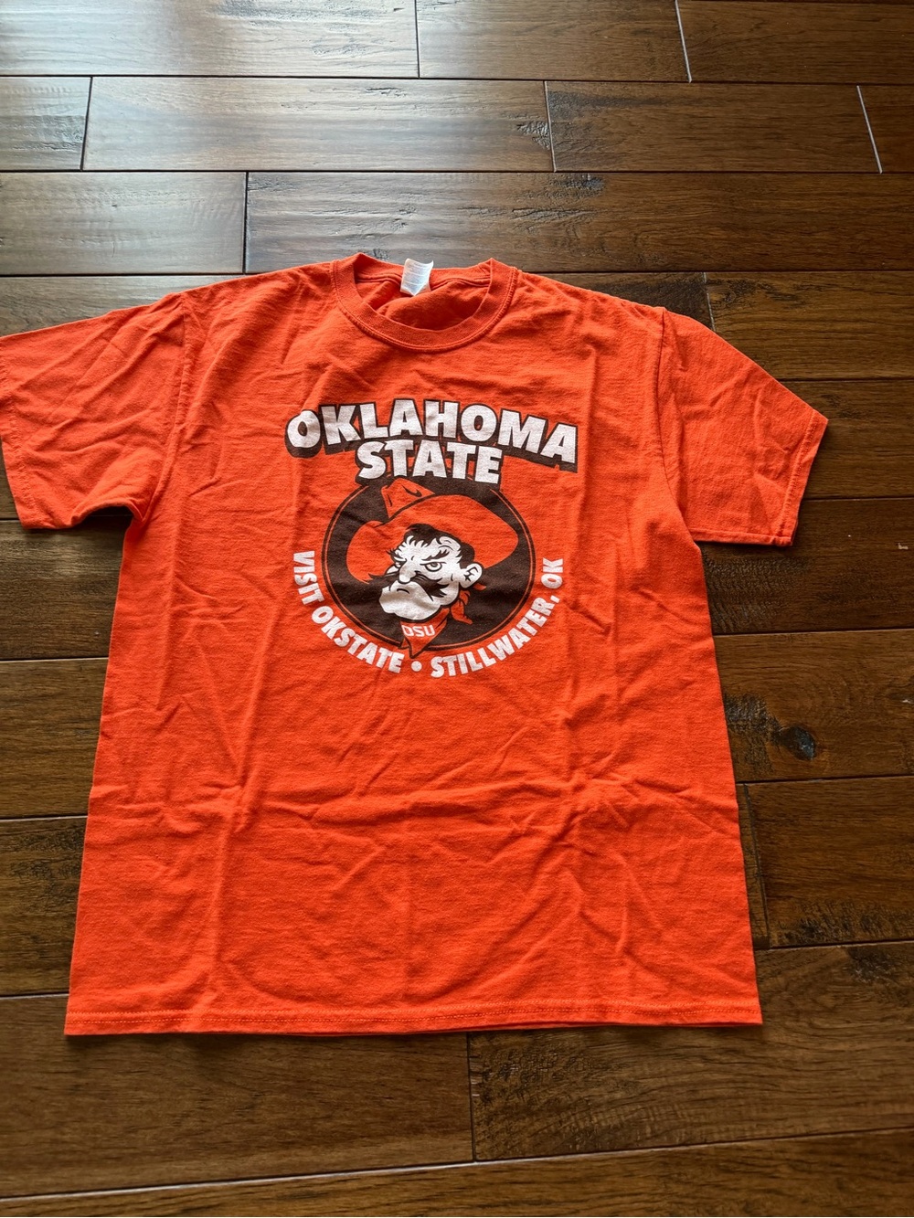 Oklahoma State Orange Graphic Tee Unisex Size M